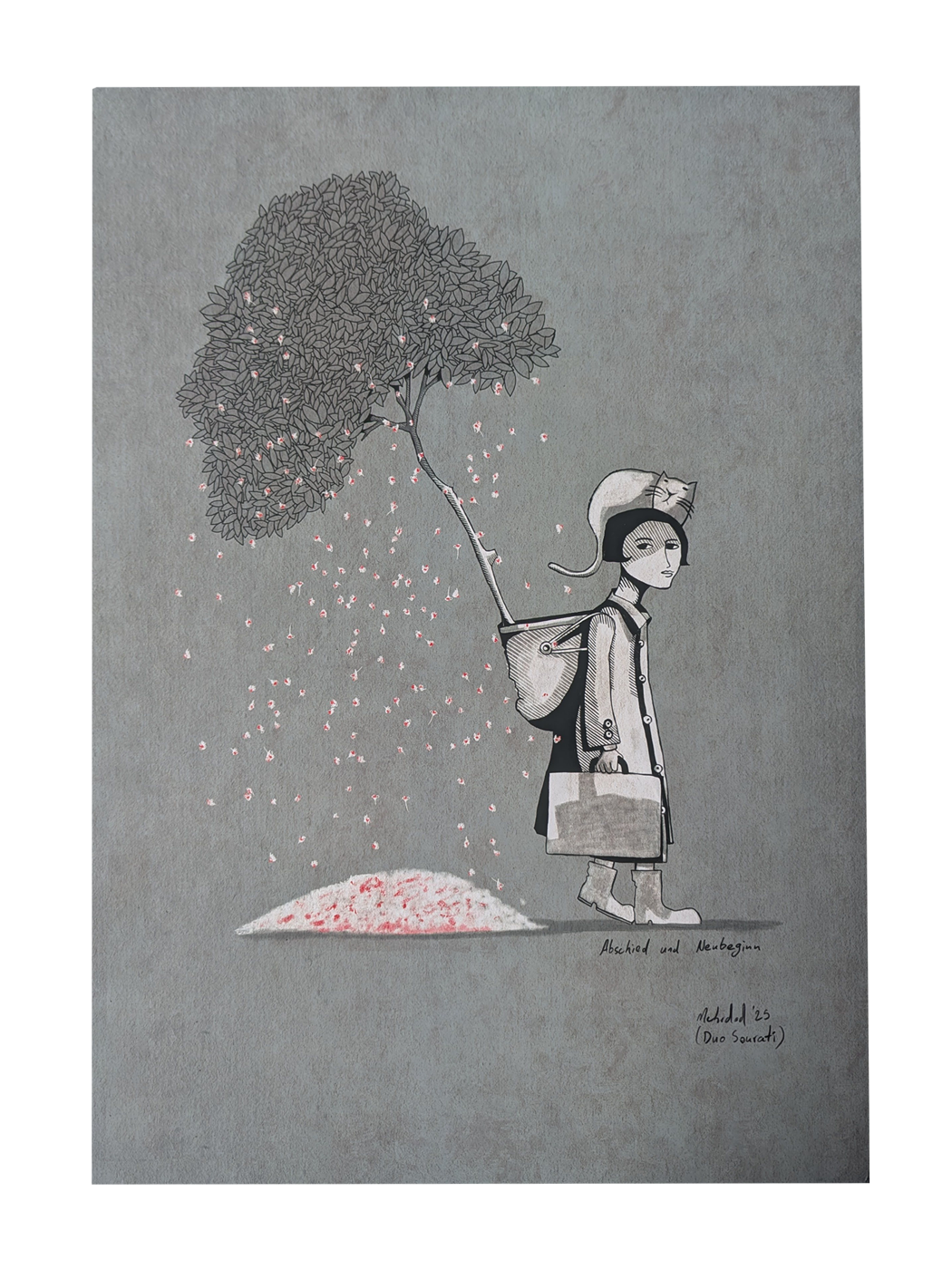 Poster - Mehrdad Zaeri - Abschied & Neubeginn (DIN A1)