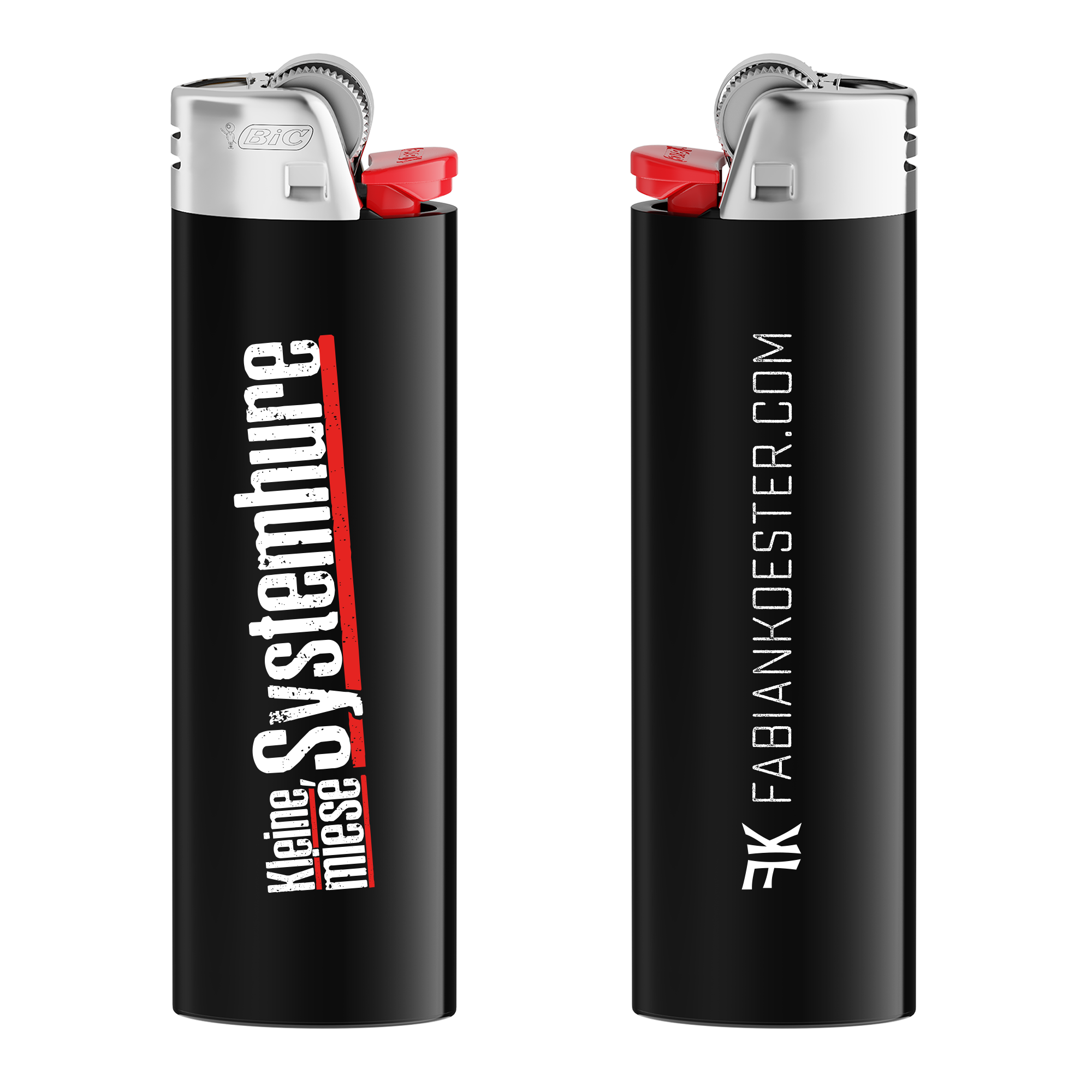 Feuerzeug - Systemhure, schwarz
