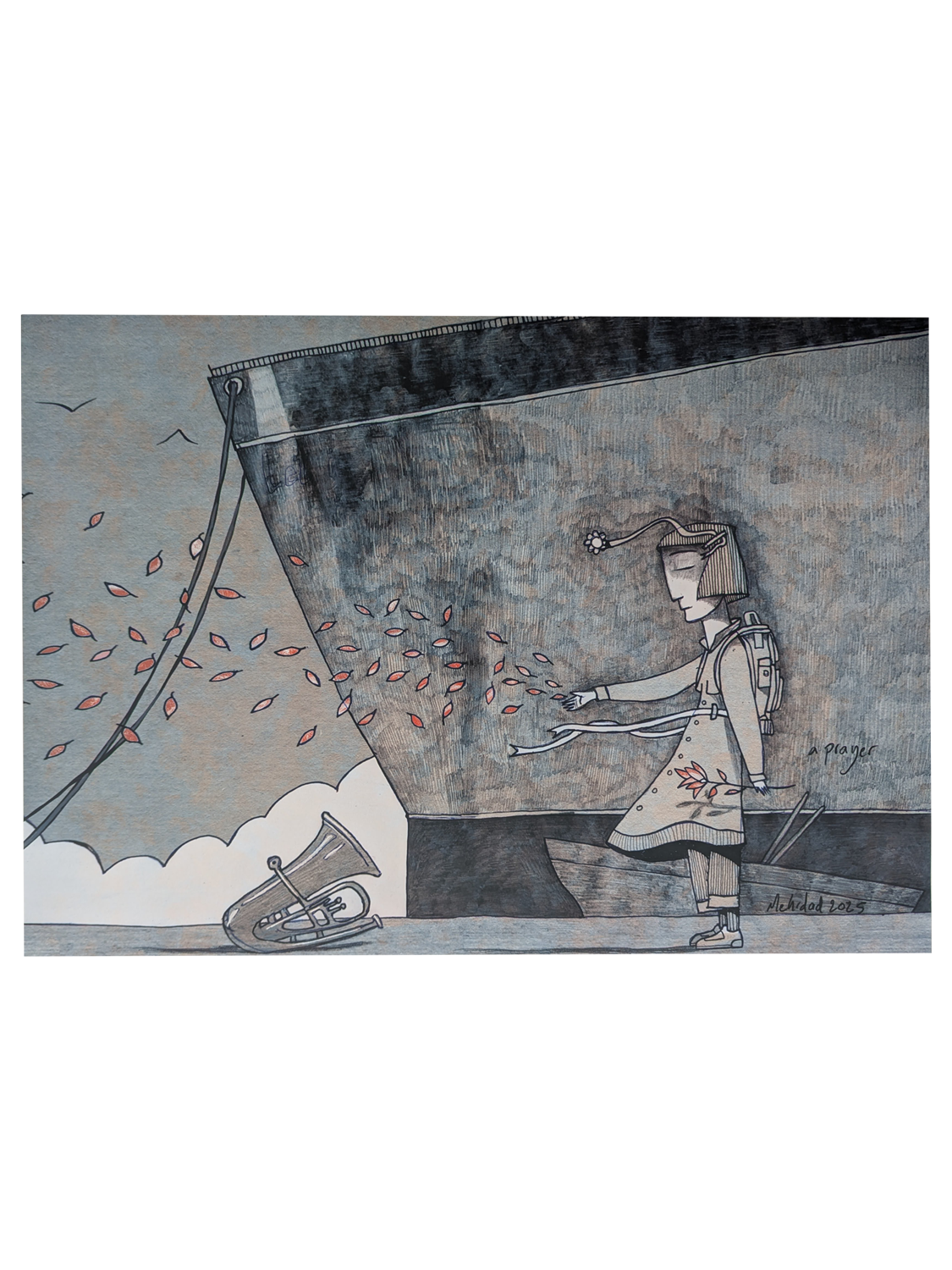 Poster - Mehrdad Zaeri - A Prayer (DIN A2)