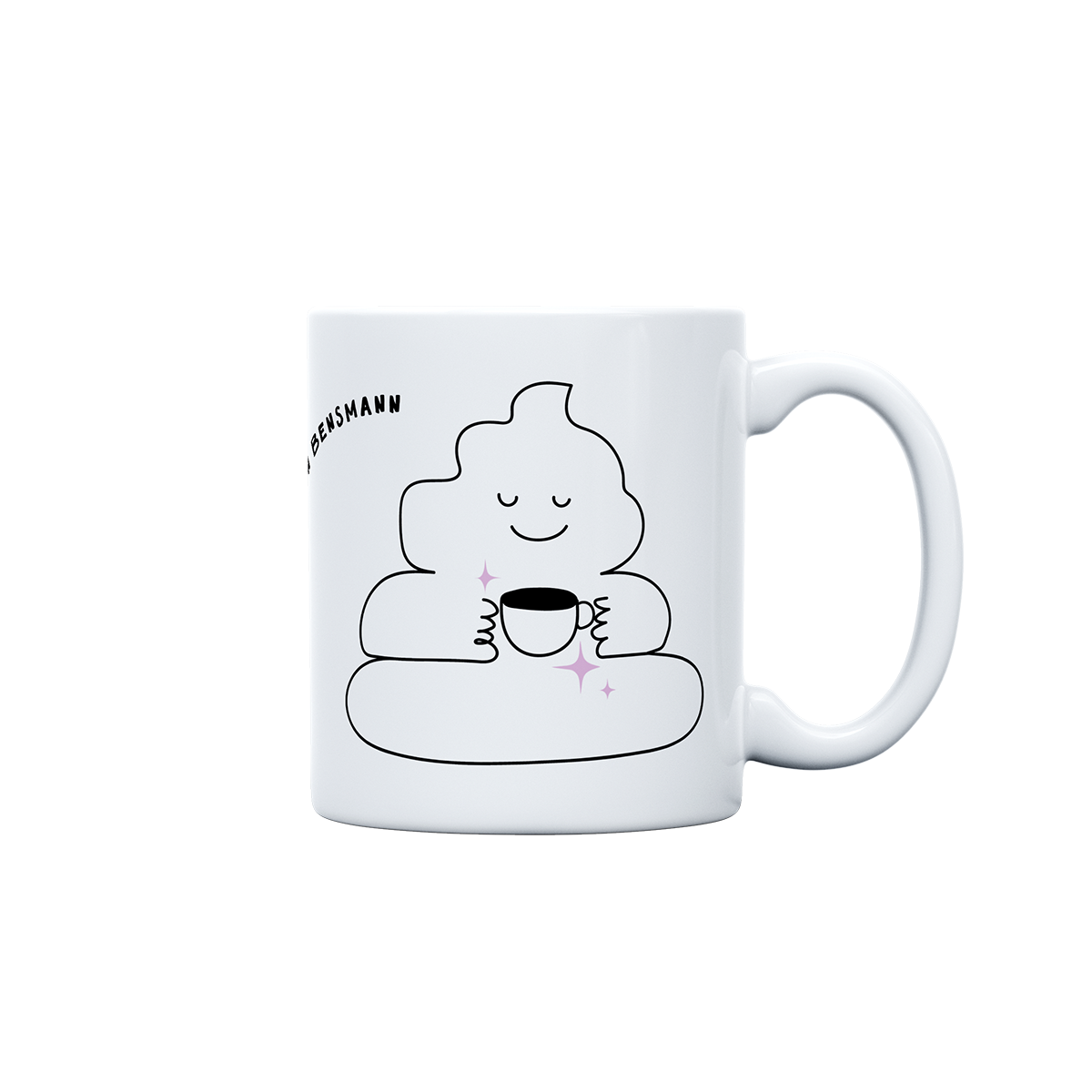 Tasse - Ich muss groß, weiss