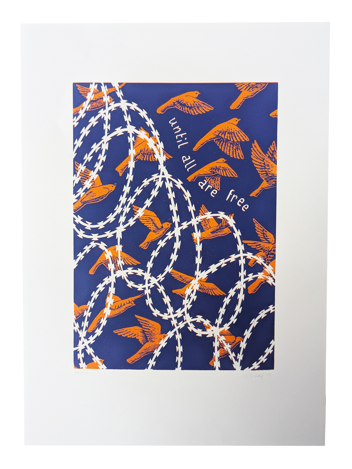 Poster - Anna Katharina Wolf - None are free until all are free