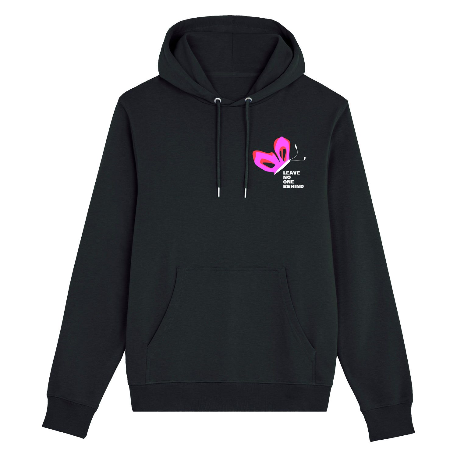 Hoodie - Seeking Asylum, black