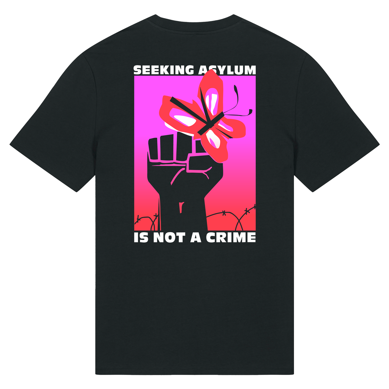Unisex-Shirt - Seeking Asylum, schwarz