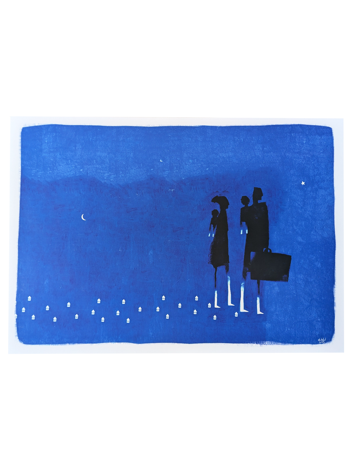 Poster - Mehrdad Zaeri - Flucht (DIN A2)