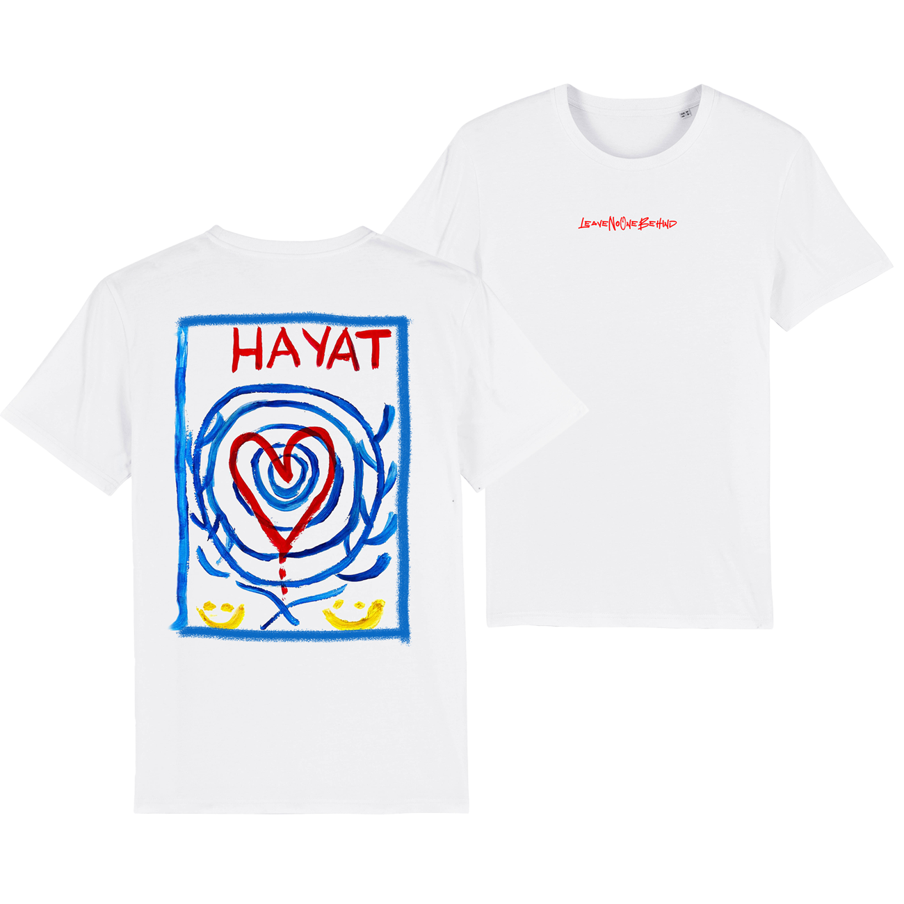 Lesbos Soli-Shirt - LNOB x WWBT - HAYAT, white