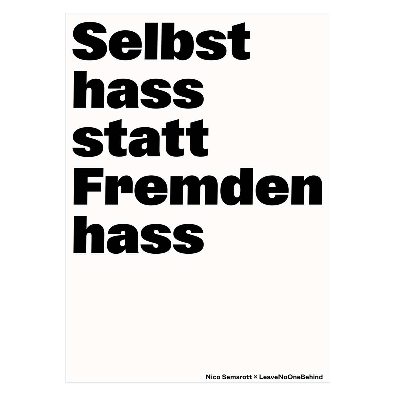 Poster - Nico Semsrott (DIN A2)