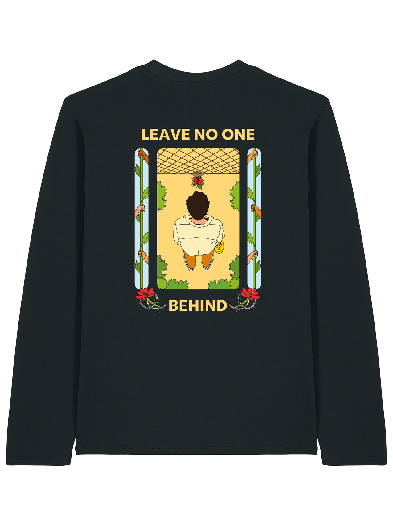 Unisex-Shirt - LNOB Pocket + Backprint-Yellow