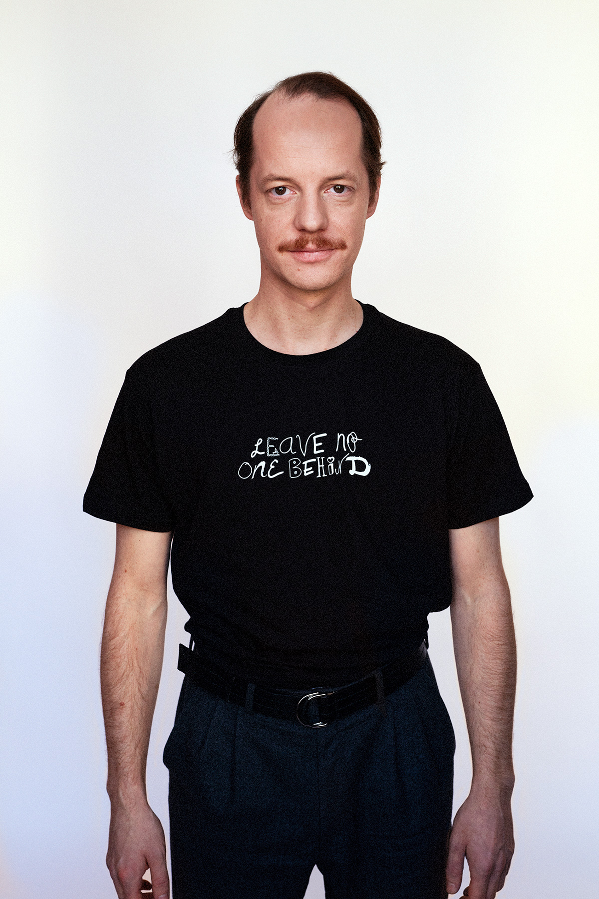 Relaxed Fit Shirt - Buchstaben, schwarz