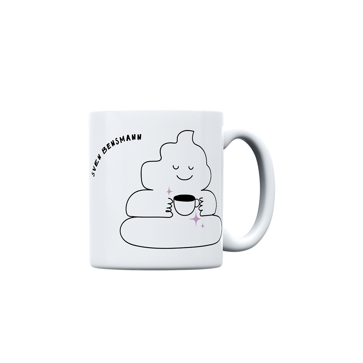 Tasse - Ich muss groß, weiss