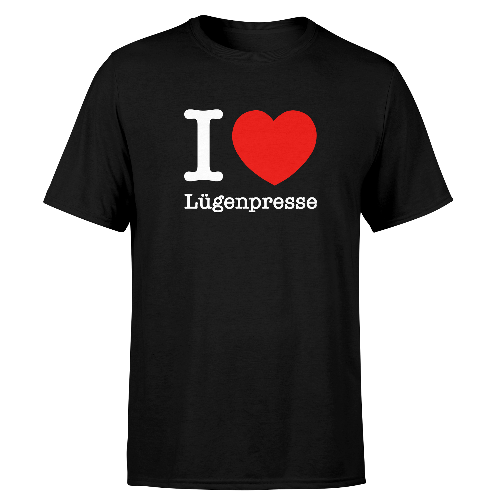 T-Shirt - Lügenpresse, schwarz