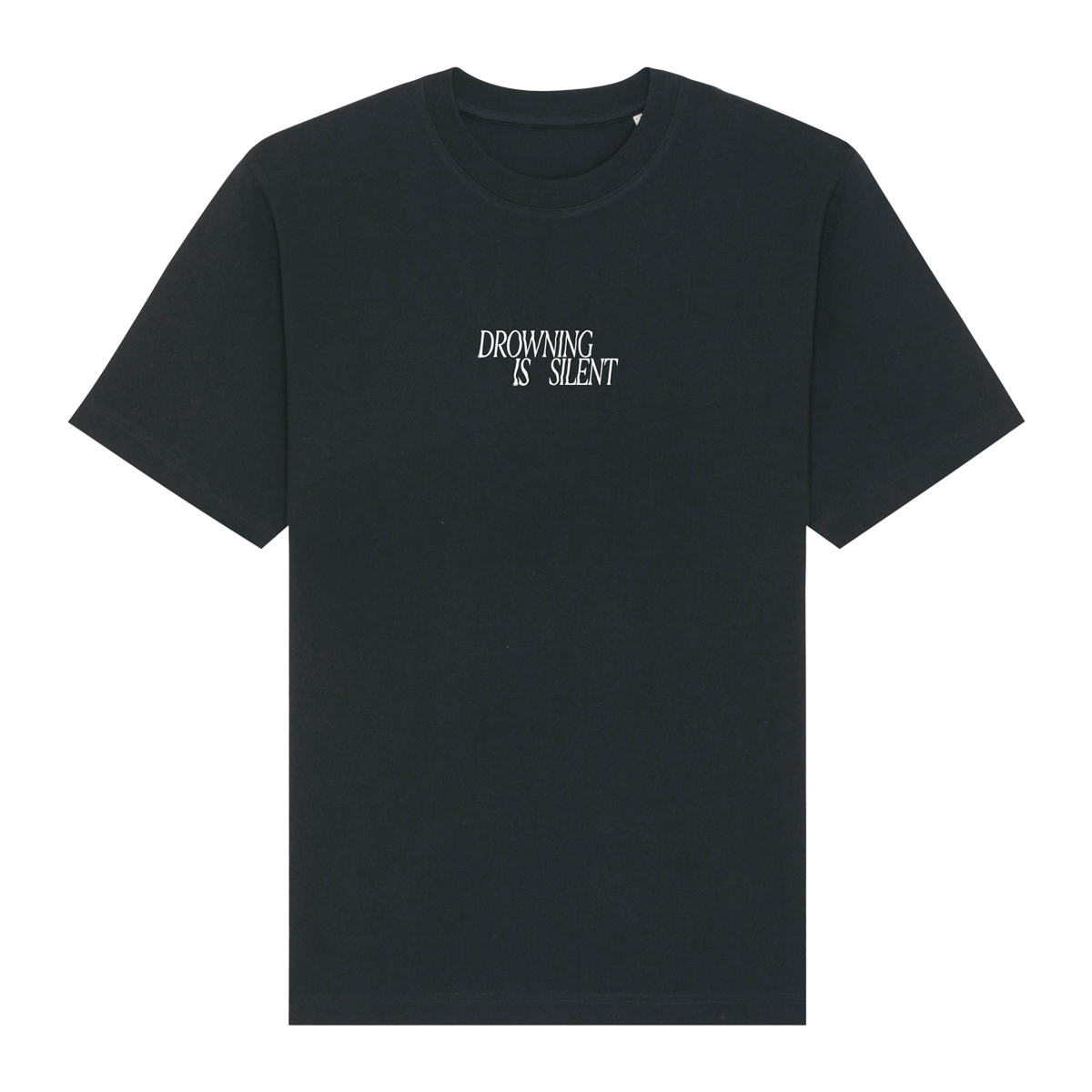 Oversized-Shirt - Drowning Is Silent, black