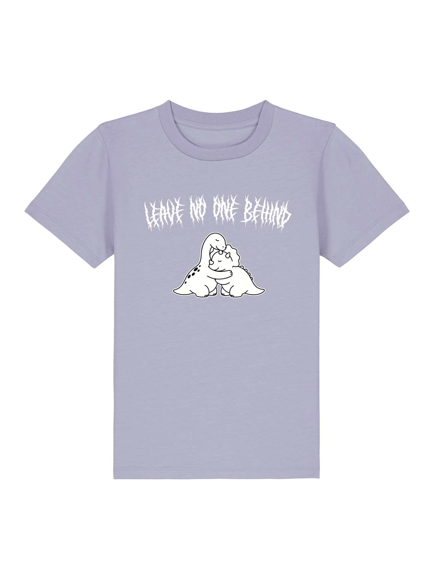 Kids-Shirt - Dinos, lavender