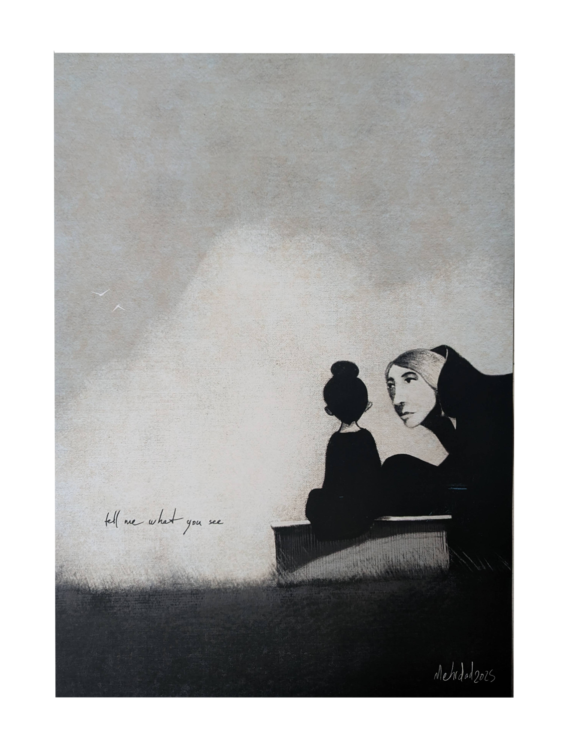 Poster - Mehrdad Zaeri - Tell me what you see (DIN A2)