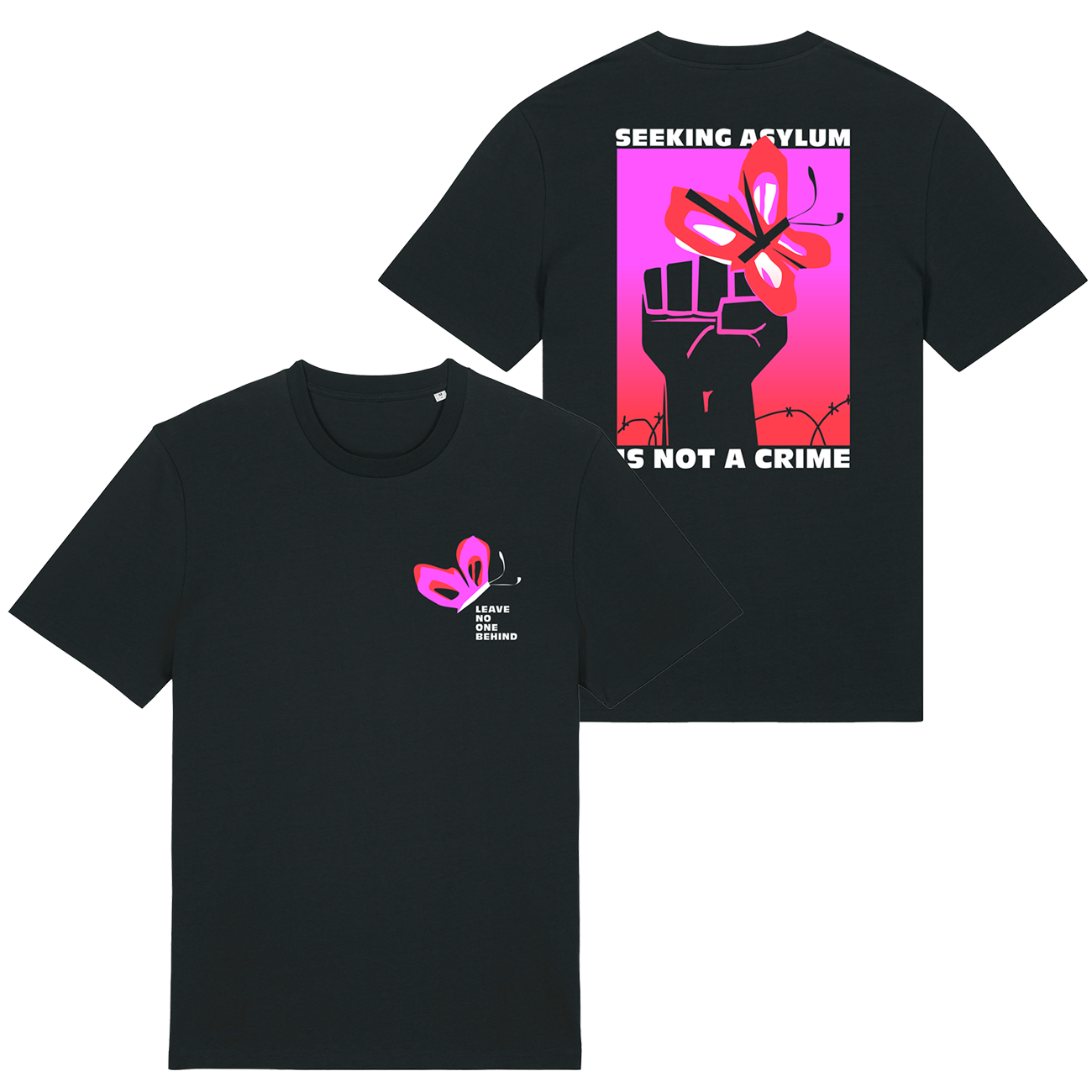 Unisex-Shirt - Seeking Asylum, schwarz