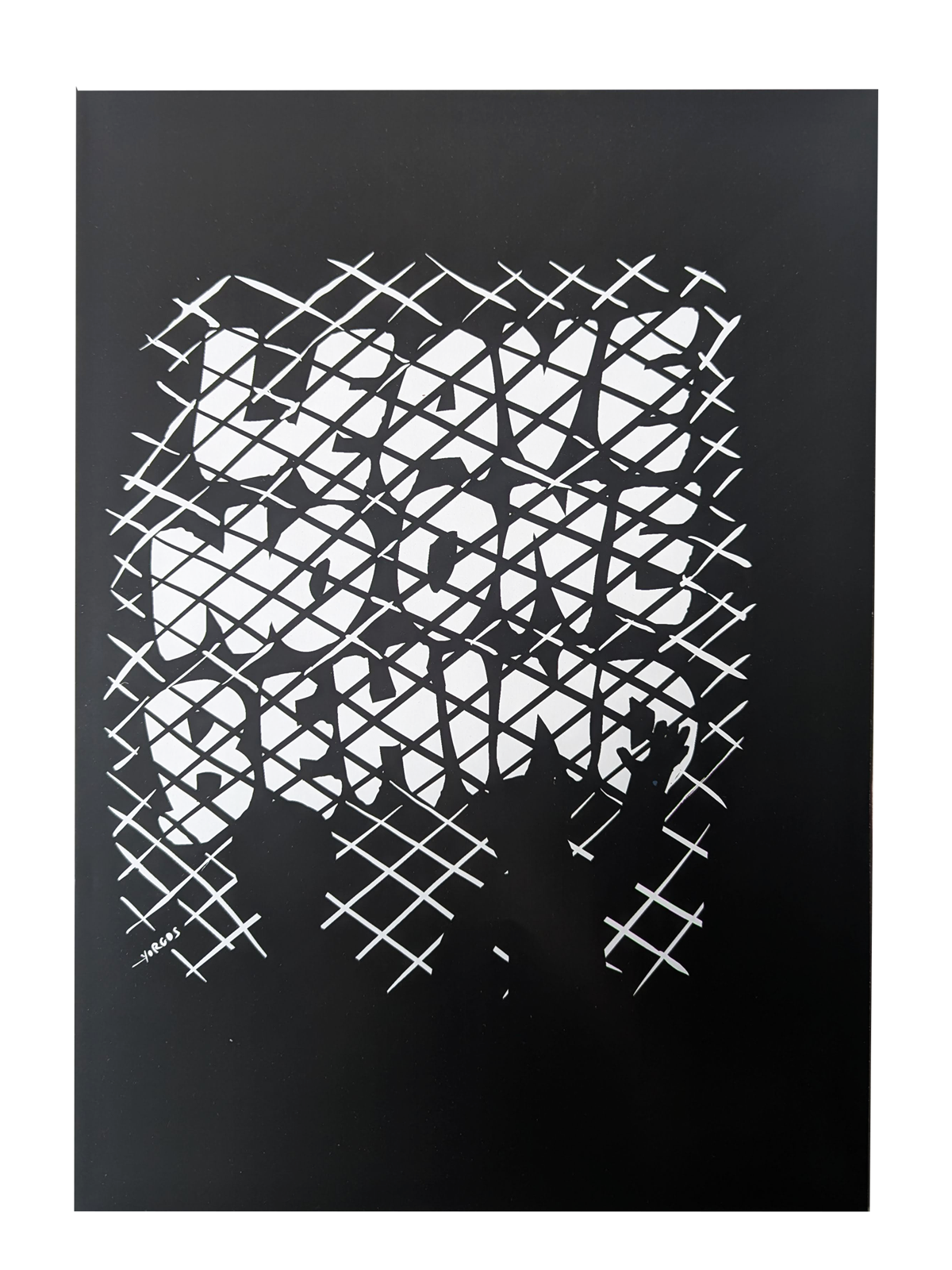 Poster - Yorgos Konstantinou - Leave No One Behind (DIN A3)